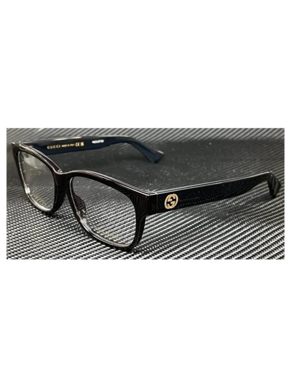 New Gucci Women Black Eyeglasses 55-14-140